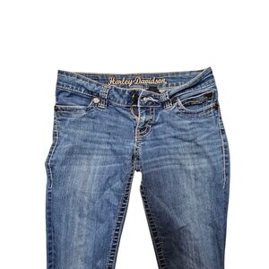 Harley-Davidson Women's Classic Blue Skinny Jeans